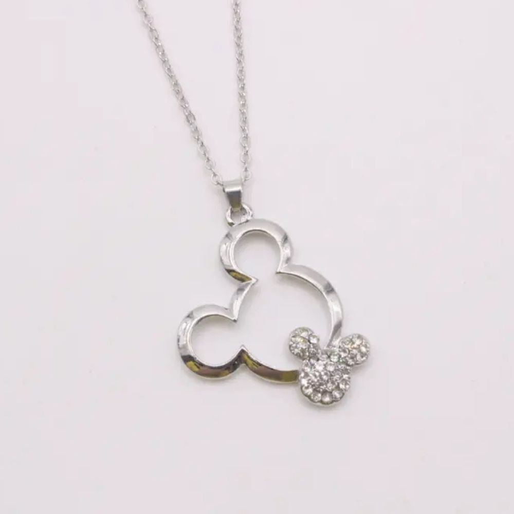 3 for $26 - Silver Mickey Mouse Necklace
